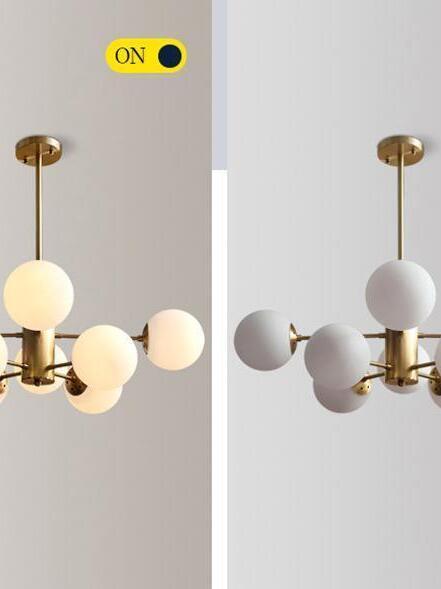 Nordic Karrington Glass Ball Chandeliers - Cueteks