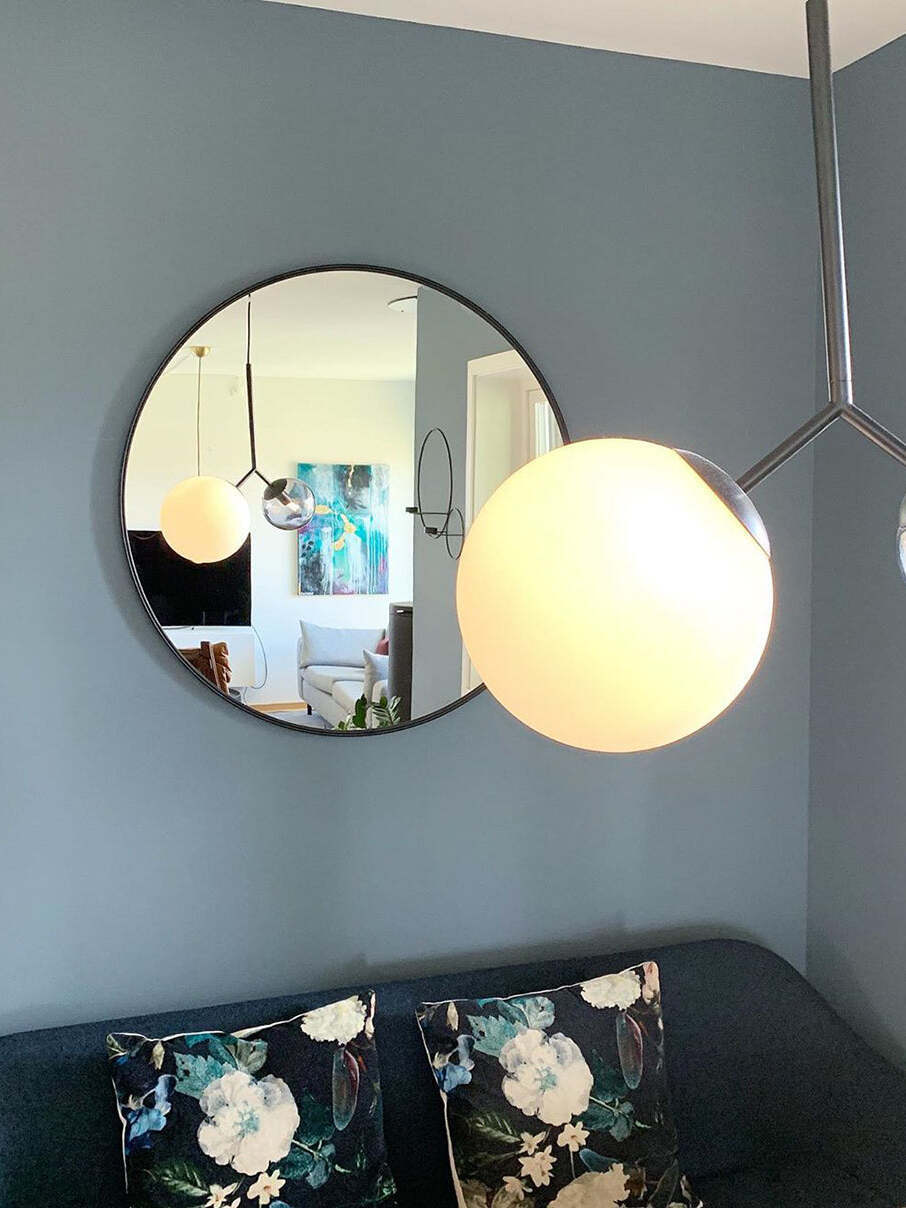 Glass Twice Pendant Lamp for Modern Interiors - Cueteks