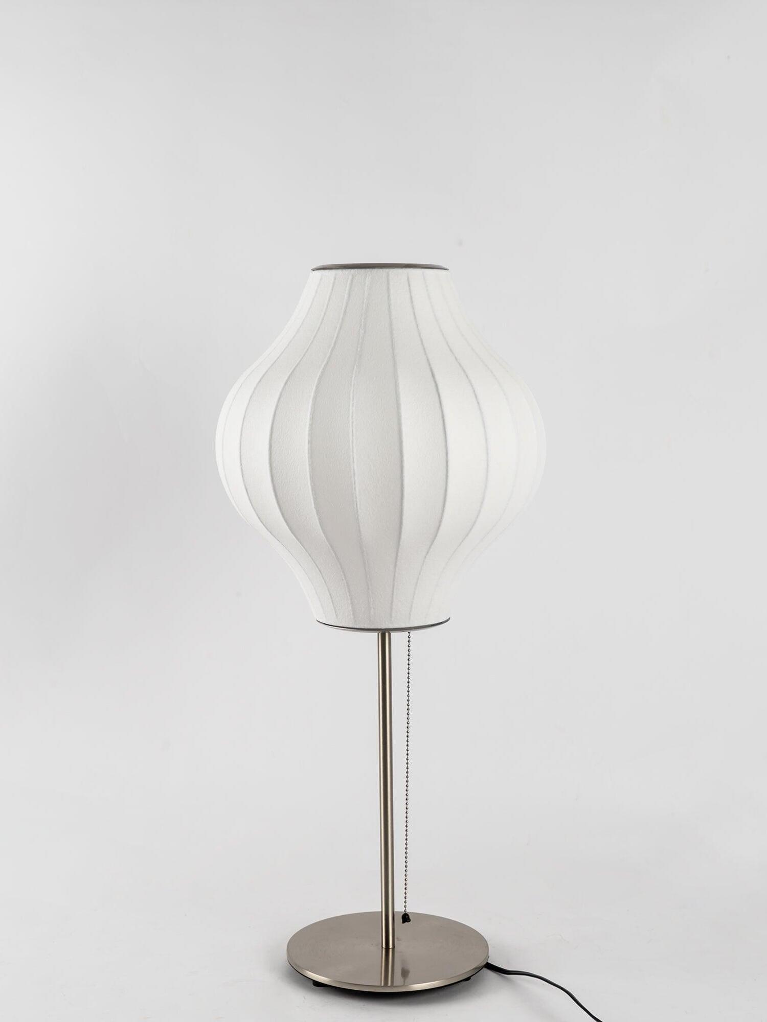 White Nelson Ball Shape Tripod Table Lamp - Cueteks