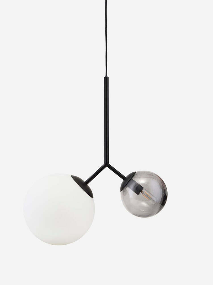 Glass Twice Pendant Lamp for Modern Interiors - Cueteks