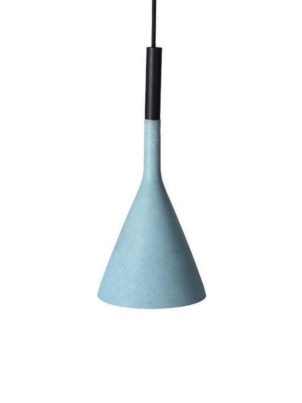 Industrial Tapered Conical Concrete Pendant Light - Cueteks