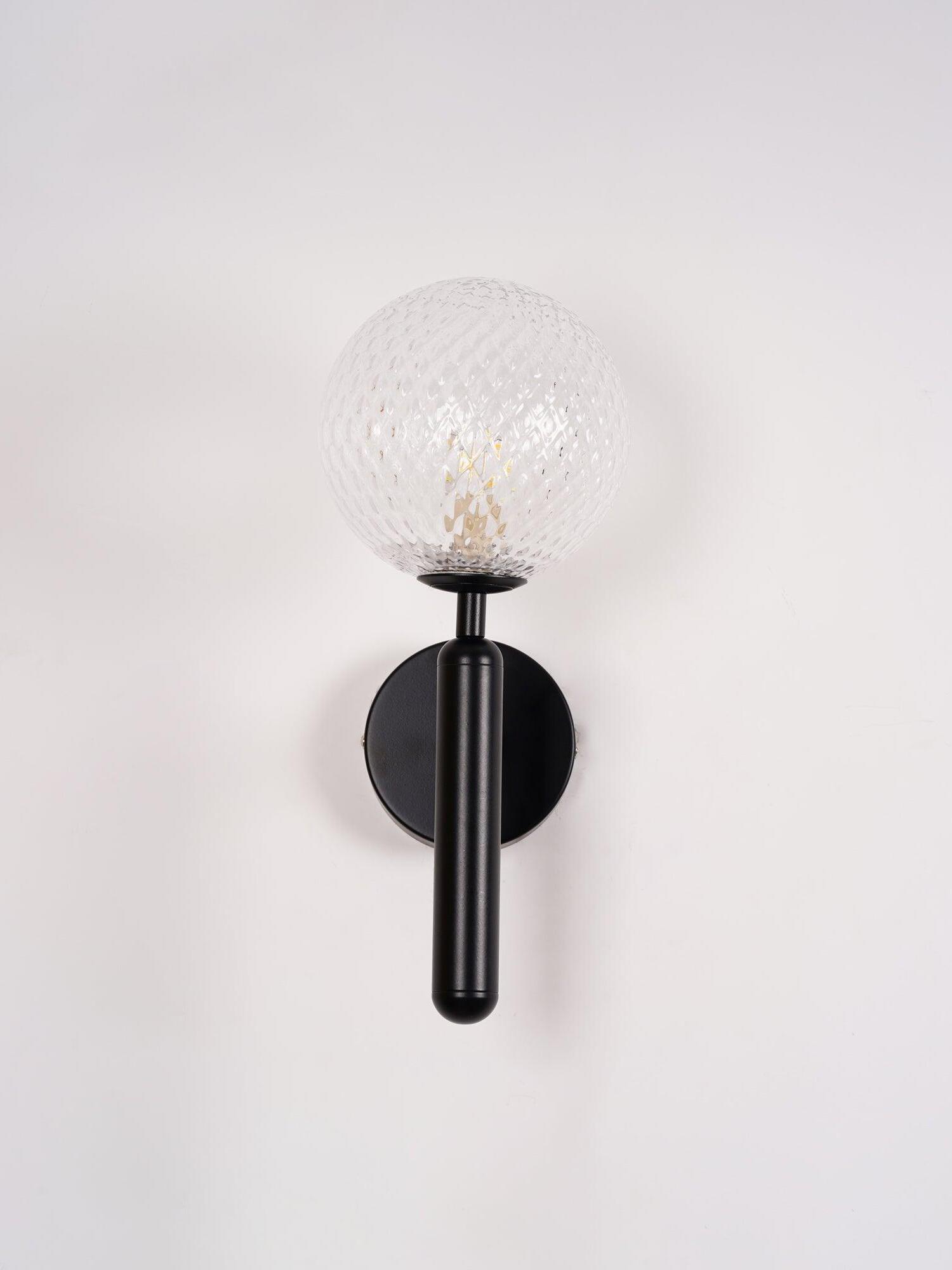 Luxury Miira Glass Ball Bedroom Wall Light - Cueteks