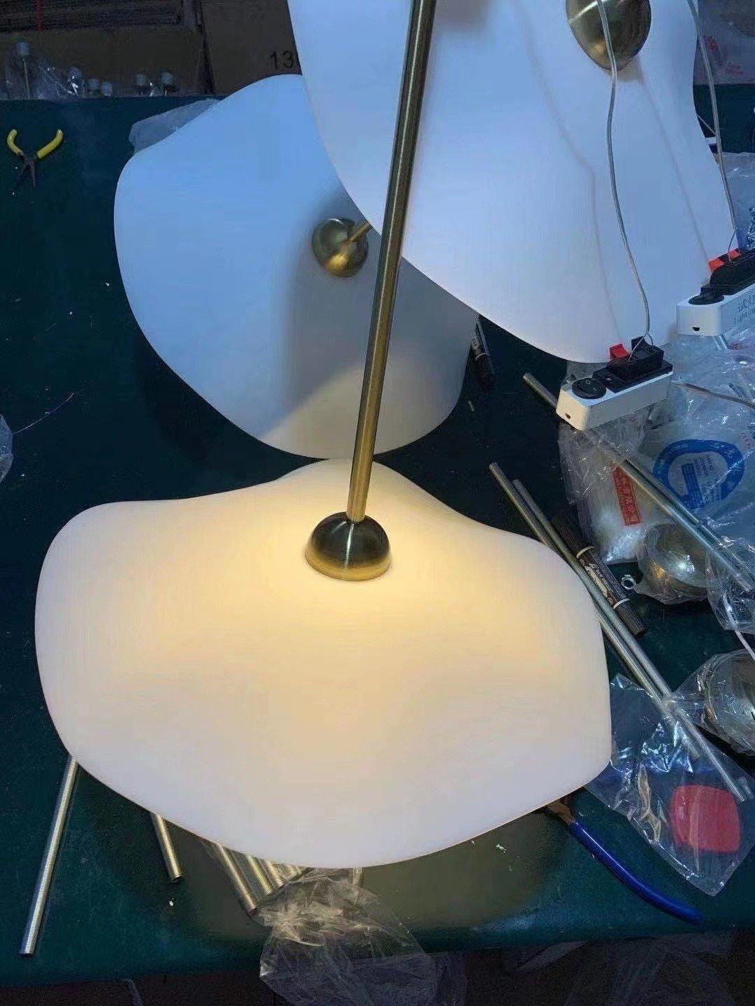Envolee Double Biscuit Pendant Light - Cueteks