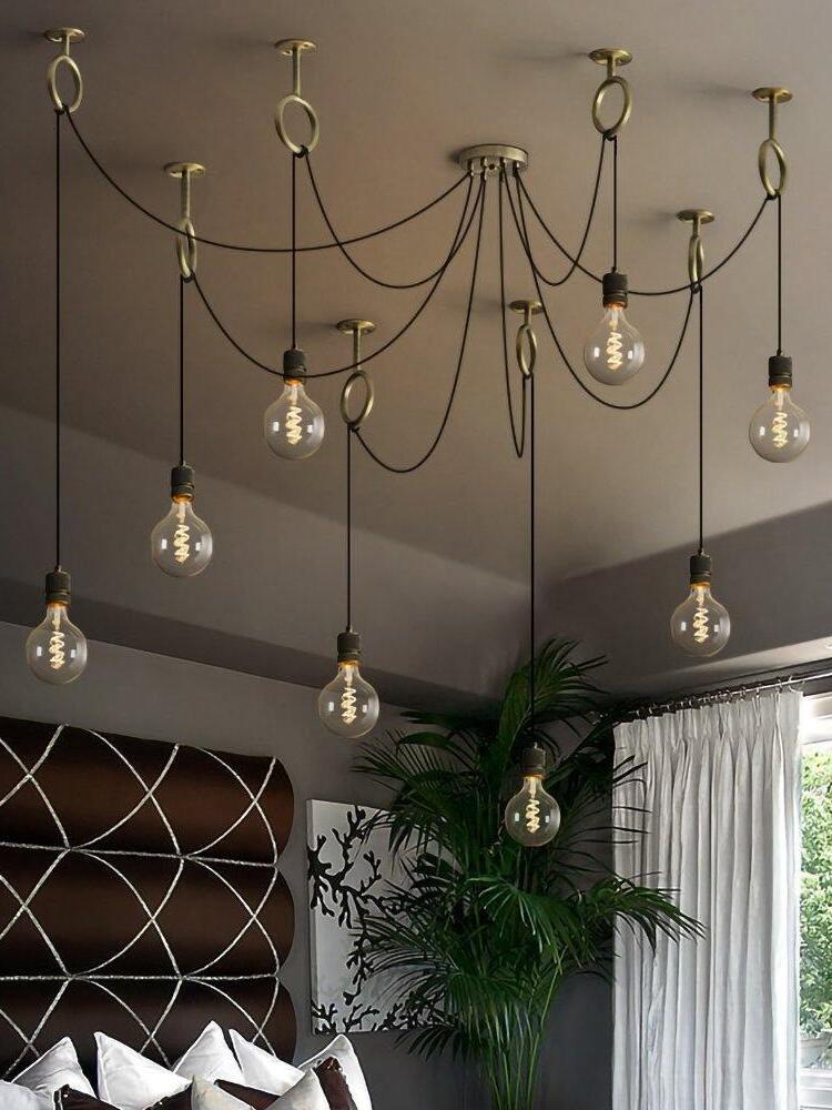 Industrial Spider Chandelier - Cueteks