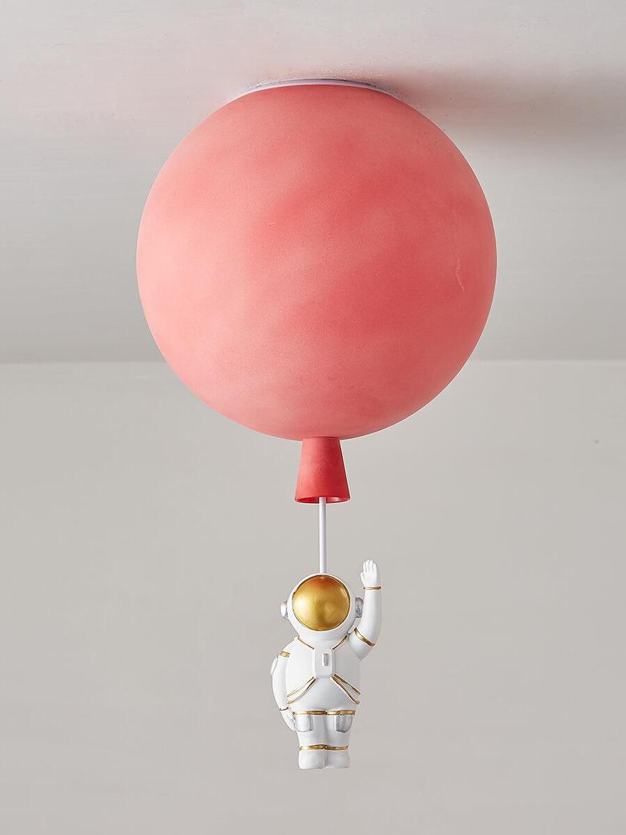 Creative Frosted Balloon Astronaut Children Ceiling Light - Cueteks