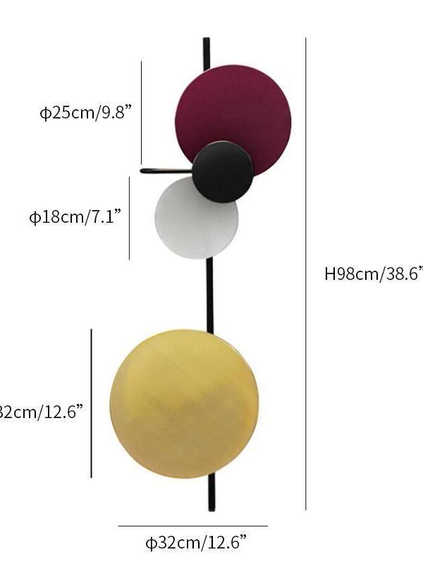 Macaroon Planet Disc Creative Wall Lamp - Cueteks