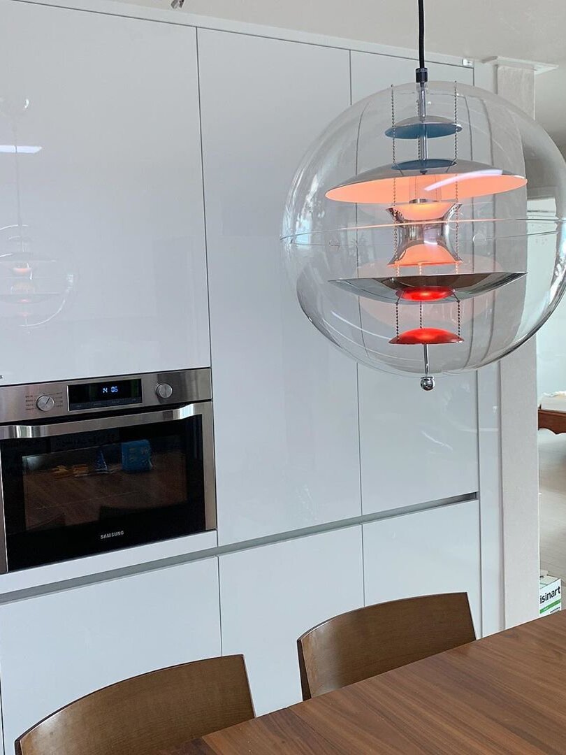 Modern Metal VP Globe Suspension for Living Room - Cueteks