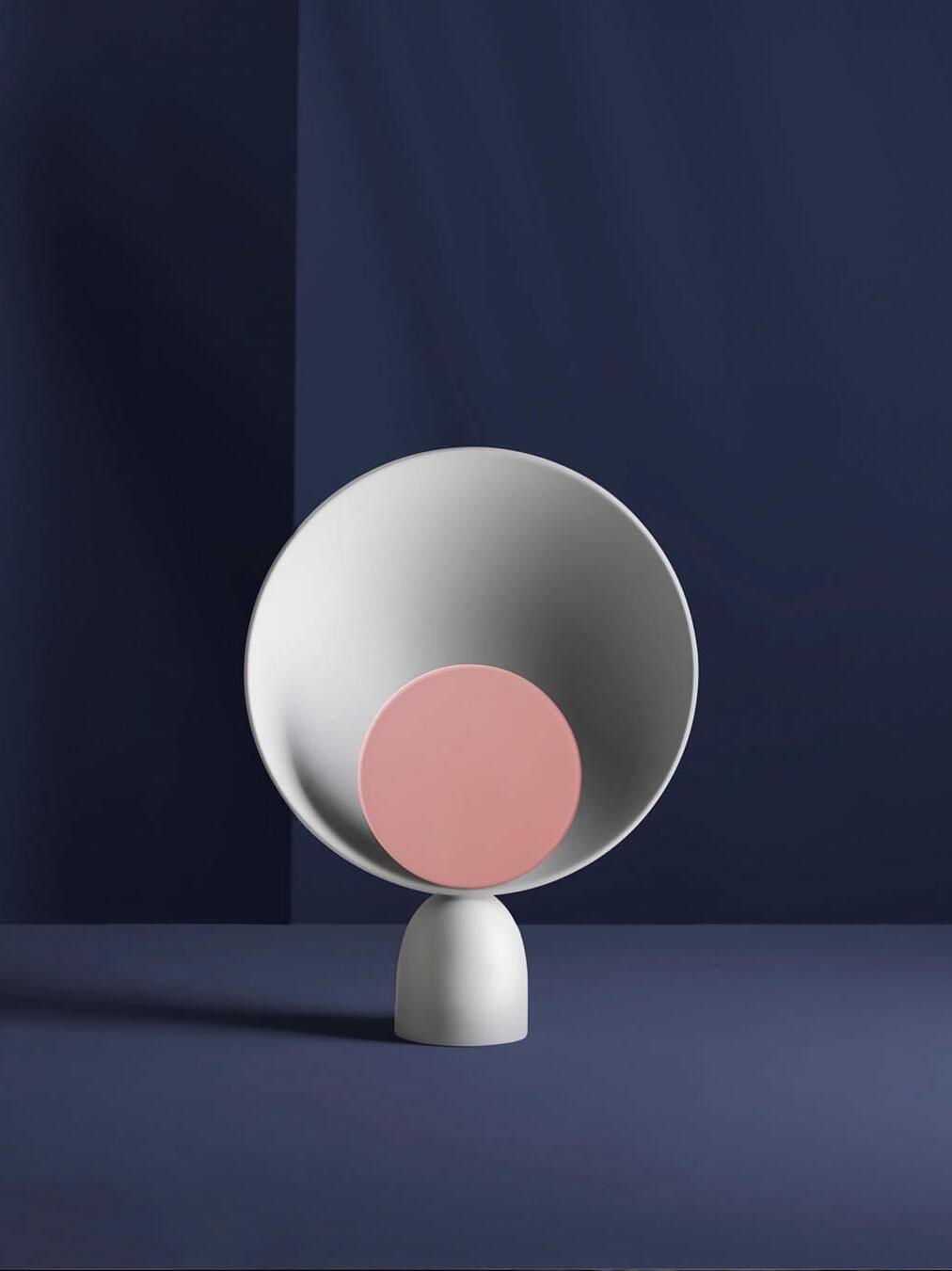 Macaroon Blooper Disc LED Decorative Table Lamp - Cueteks