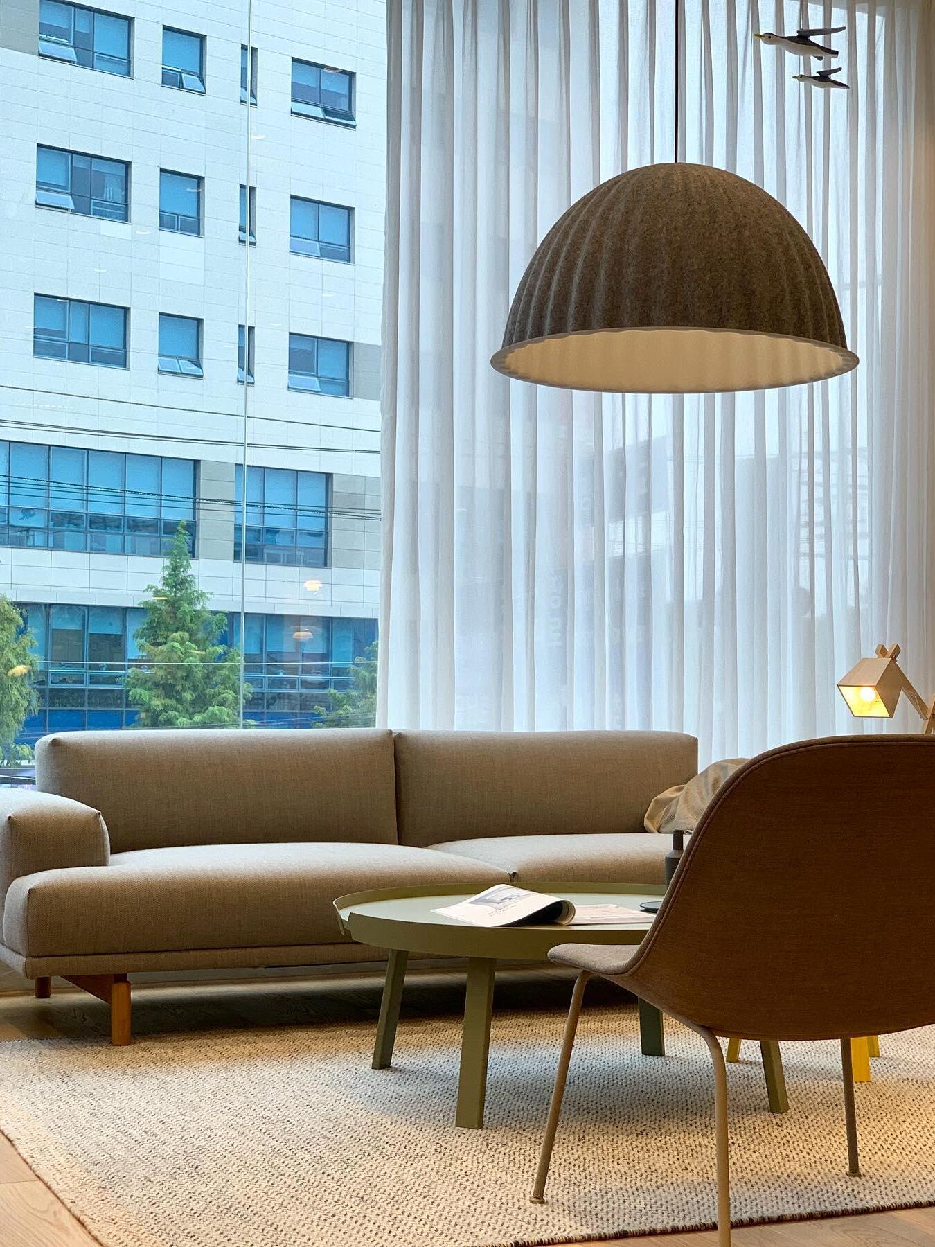 Modern Under The Bell Ribbed Pendant Lamp - Cueteks
