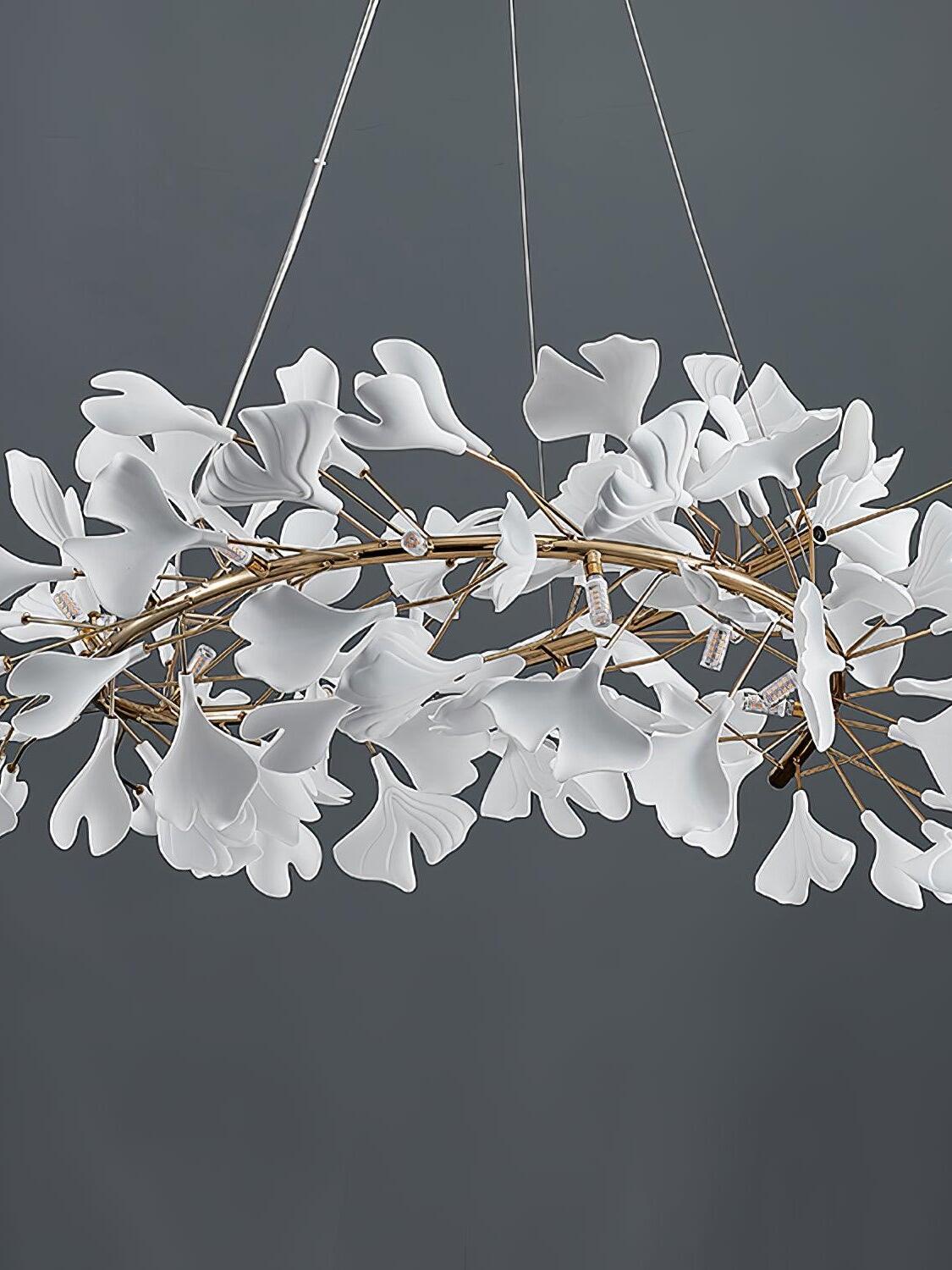 Gingko Chandelier U - Cueteks