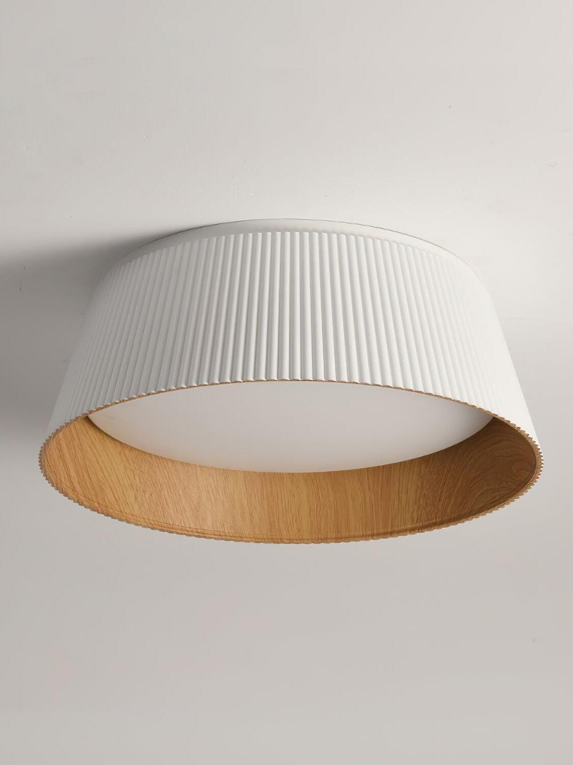 Modern Ribbed Ceiling Light - Cueteks