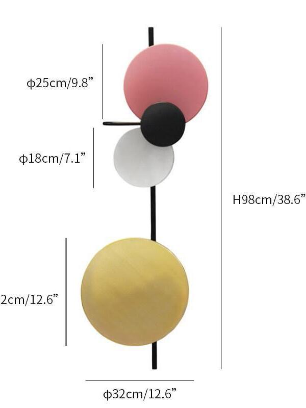 Macaroon Planet Disc Creative Wall Lamp - Cueteks