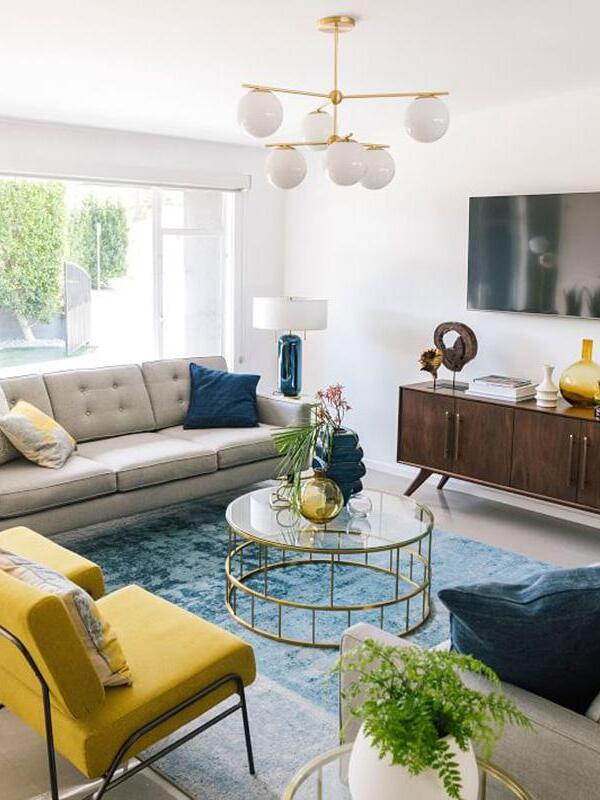 Sphere & Stem Chandelier - Cueteks
