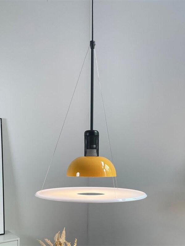Whimsical Frisbi Flying Saucer Pendant Light - Cueteks