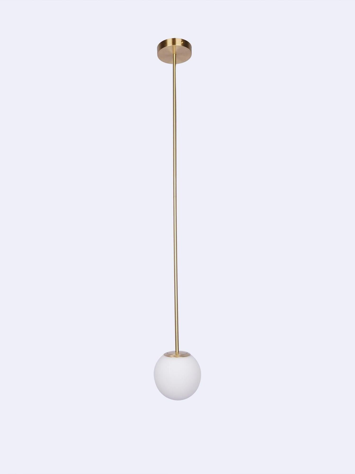 Modern Architectural Opal Glass Pendant Light - Cueteks