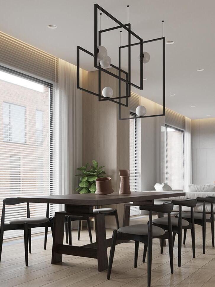 Mondrian Glass Ceiling Light - Cueteks