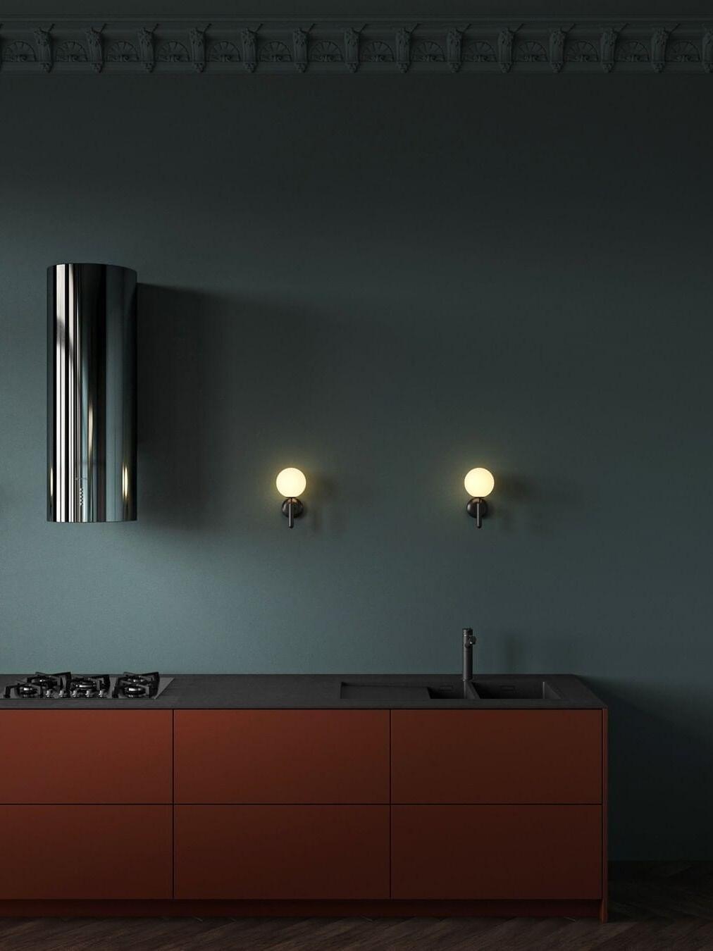 Luxury Miira Glass Ball Bedroom Wall Light - Cueteks