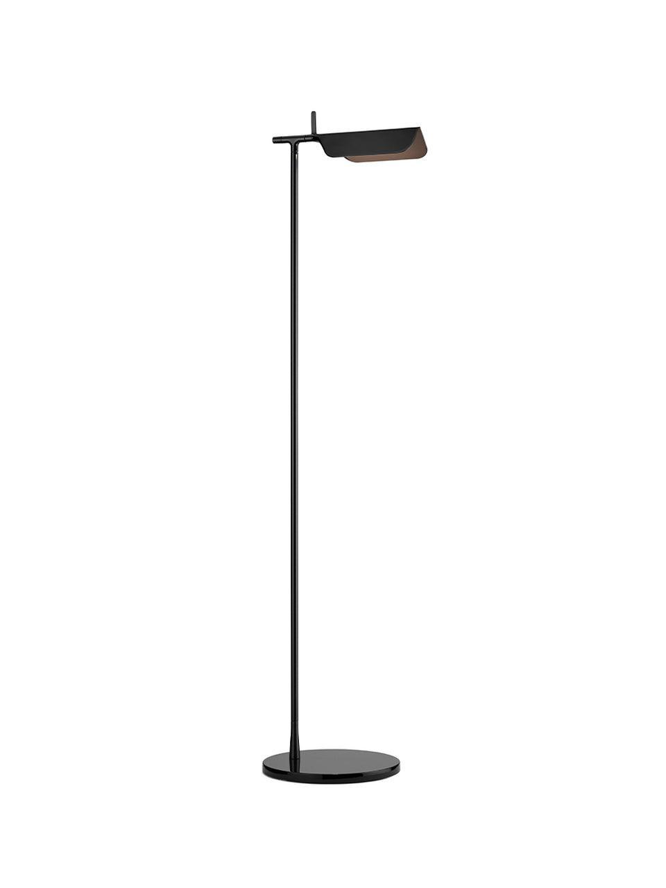 Black Tab floor lamp shown for all four plug options