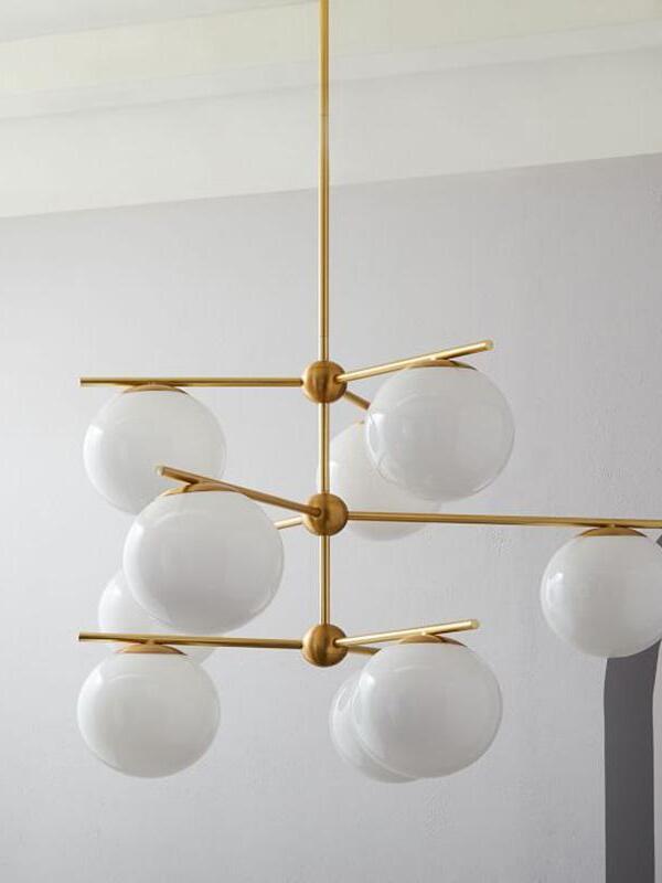 Sphere & Stem Chandelier - Cueteks