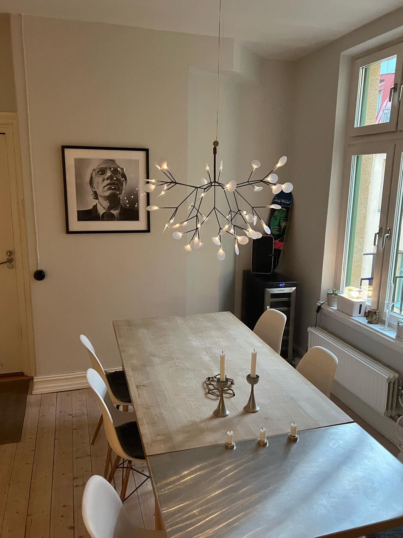 Black Heracleum Chandelier - Cueteks