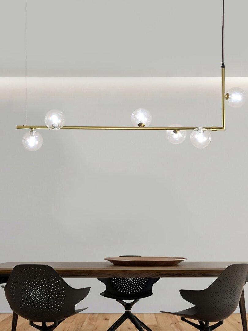 Linear Air 73 Glass Ball Pendant Lamp - Cueteks