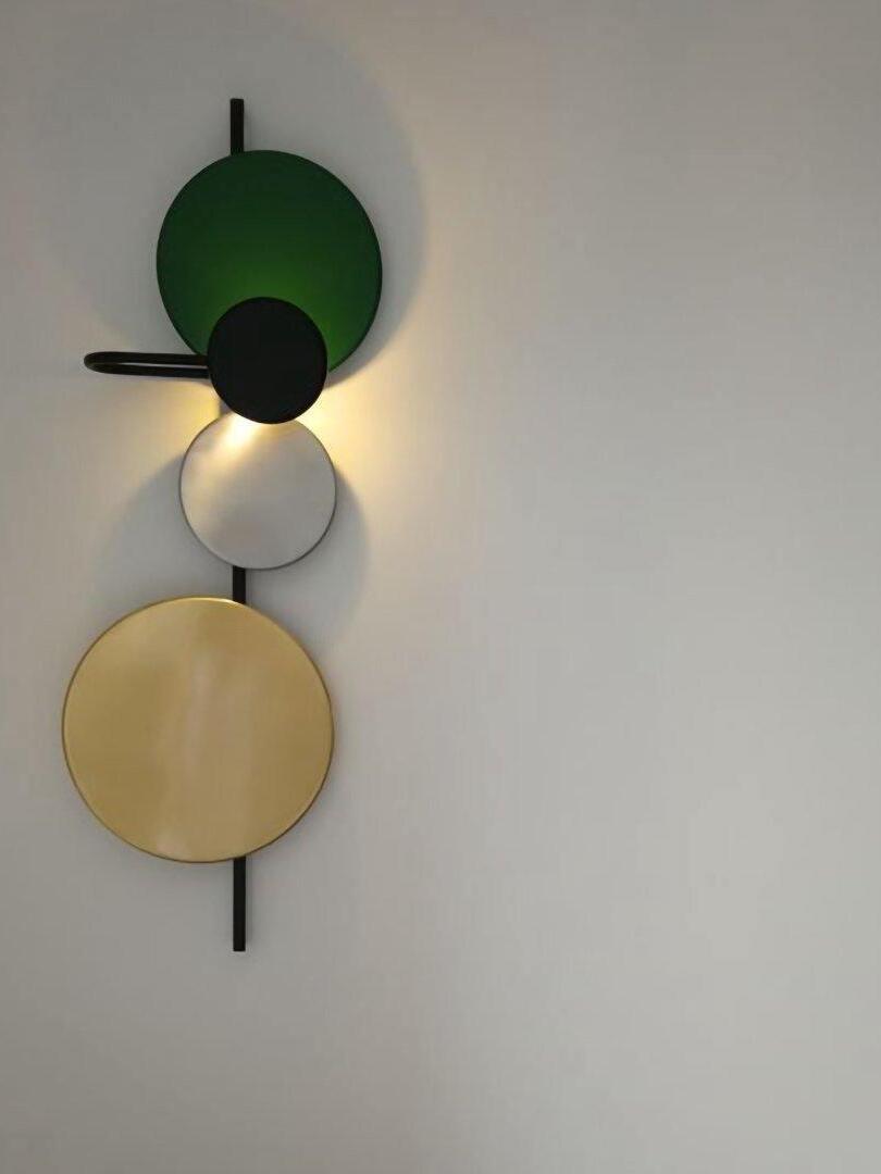 Macaroon Planet Disc Creative Wall Lamp - Cueteks
