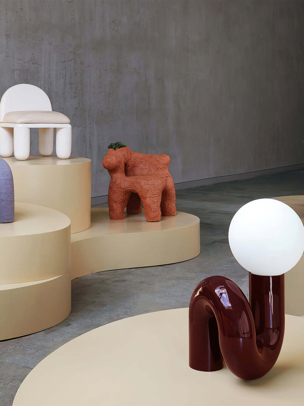Delicate Neotenic Glass Bedroom Table Lamp  - Cueteks