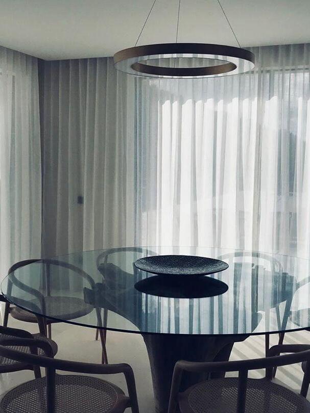 Classic Metal Circular Ring Mahlu Chandelier - Cueteks