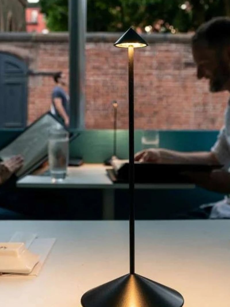 Pine Rechargeable Led Table Lamp For Dining Room - Cueteks