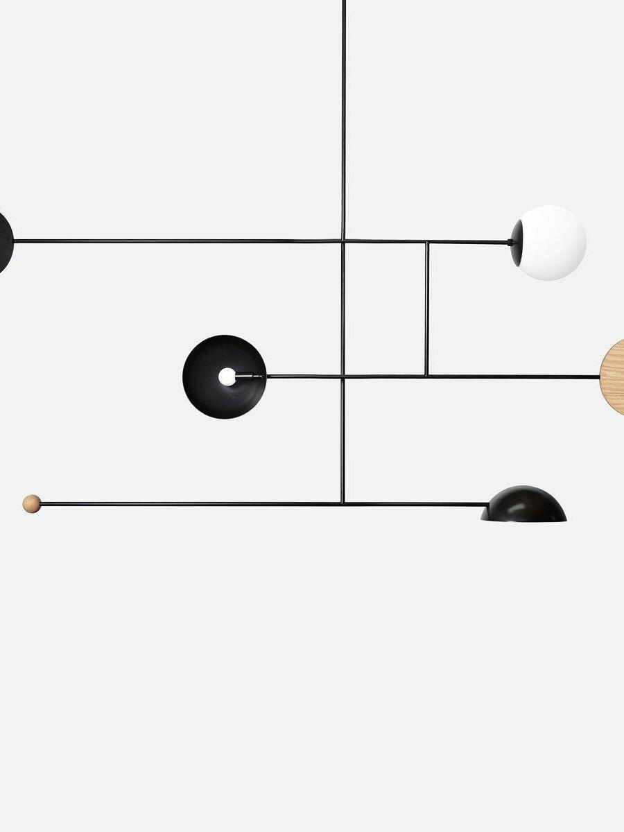 Artistic Astro Rotatable Chandelier With Sleek Design - Cueteks