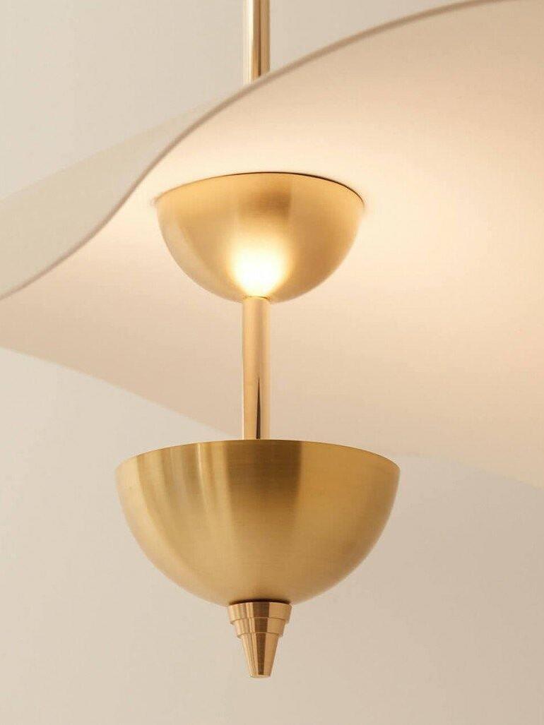 Envolee Double Biscuit Pendant Light - Cueteks