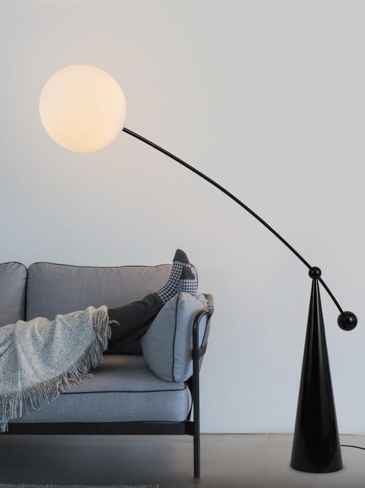 Opal Arc Floor Lamp - Cueteks