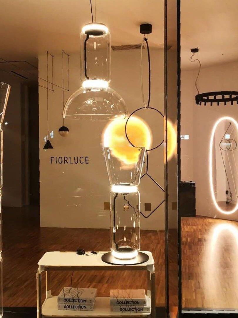 Exquisite Noctambule Metal Table & Floor Lamp - Cueteks
