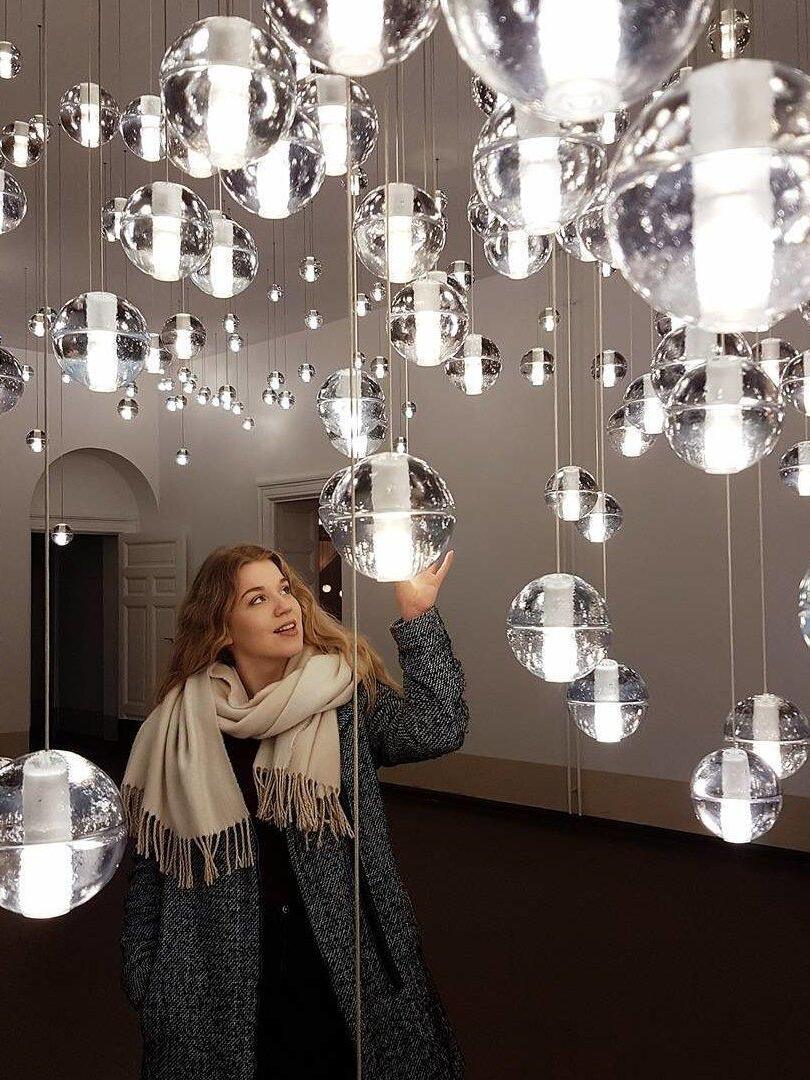 Round K9 Crystal Pendant Lamp - Cueteks
