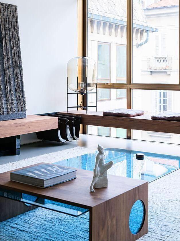 Classic Oda Transparant Glass Ball Table Lamp - Cueteks
