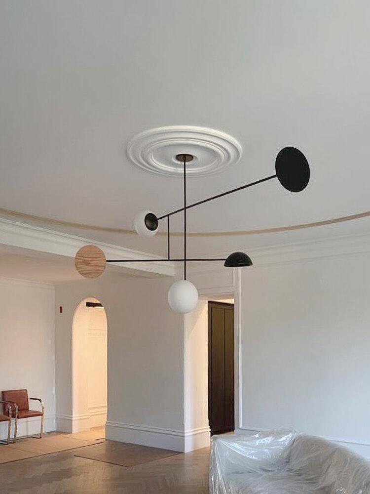 Artistic Astro Rotatable Chandelier With Sleek Design - Cueteks