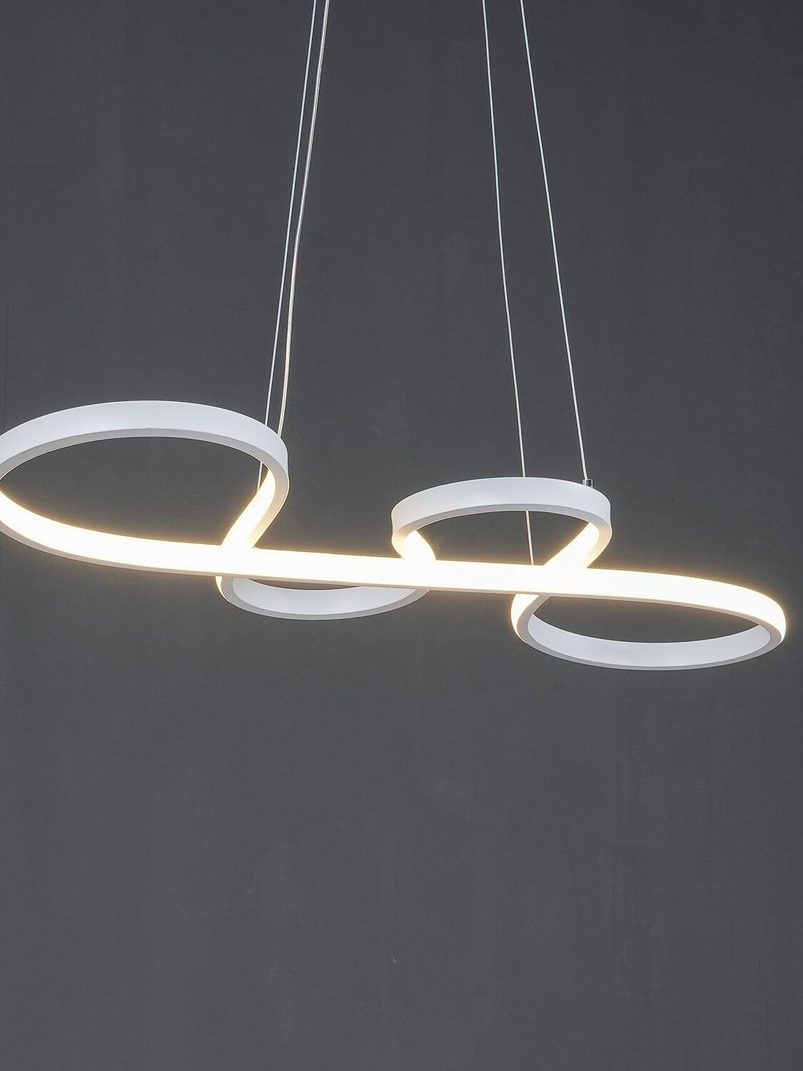 Modern Wavy Line Note Acrylic Pendant Lamp - Cueteks