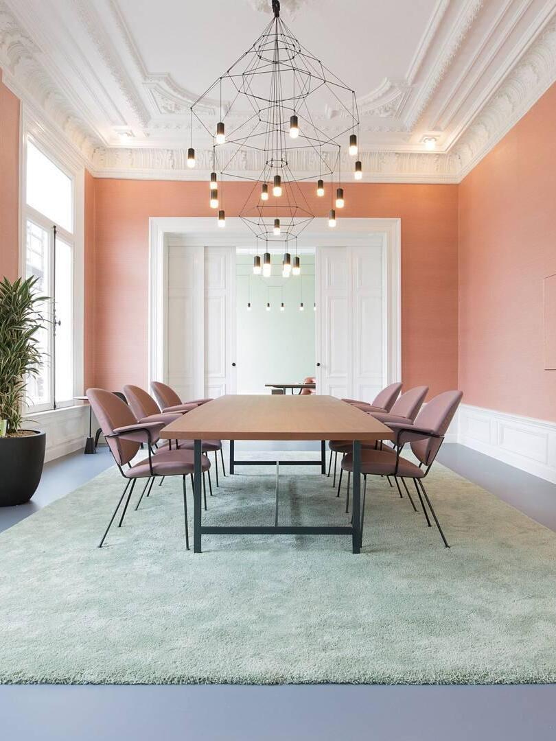 Industrial Metal Lines Multi-head Chandelier - Cueteks