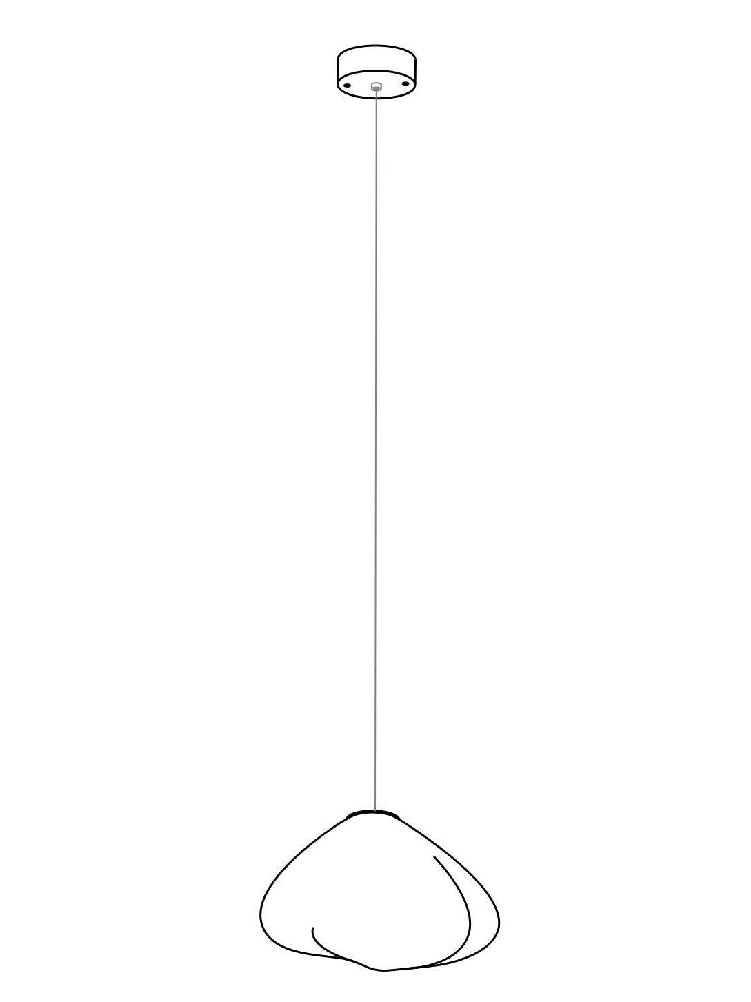 Transparent Glass Random Rectangle Multiple Pendant Lamp - Cueteks