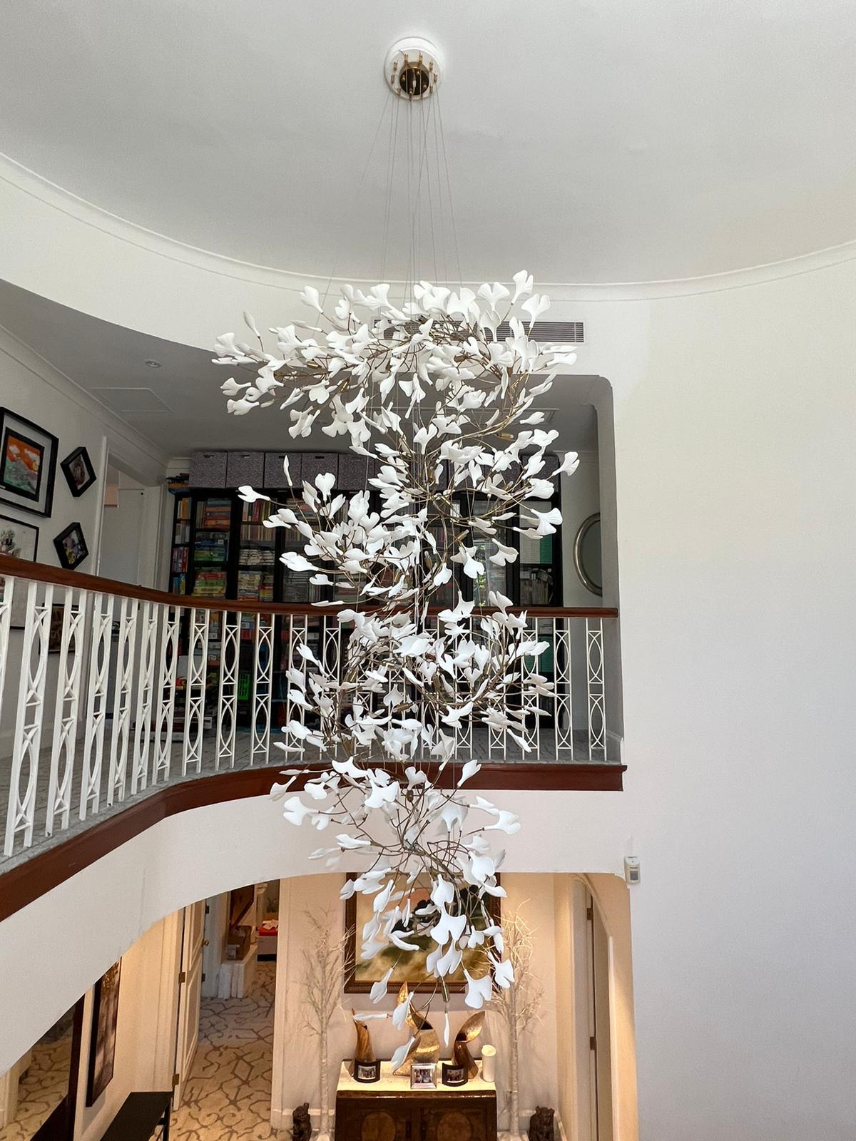 Gingko Chandelier F - Cueteks