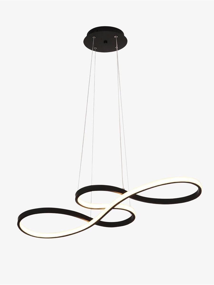 Modern Wavy Line Note Acrylic Pendant Lamp - Cueteks