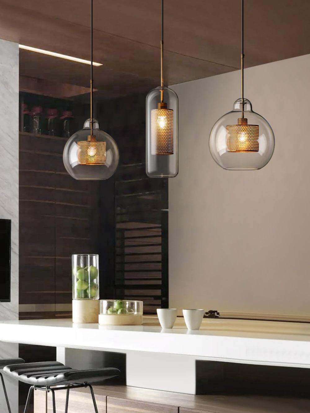Chiswick Glass Pendant Light - Cueteks