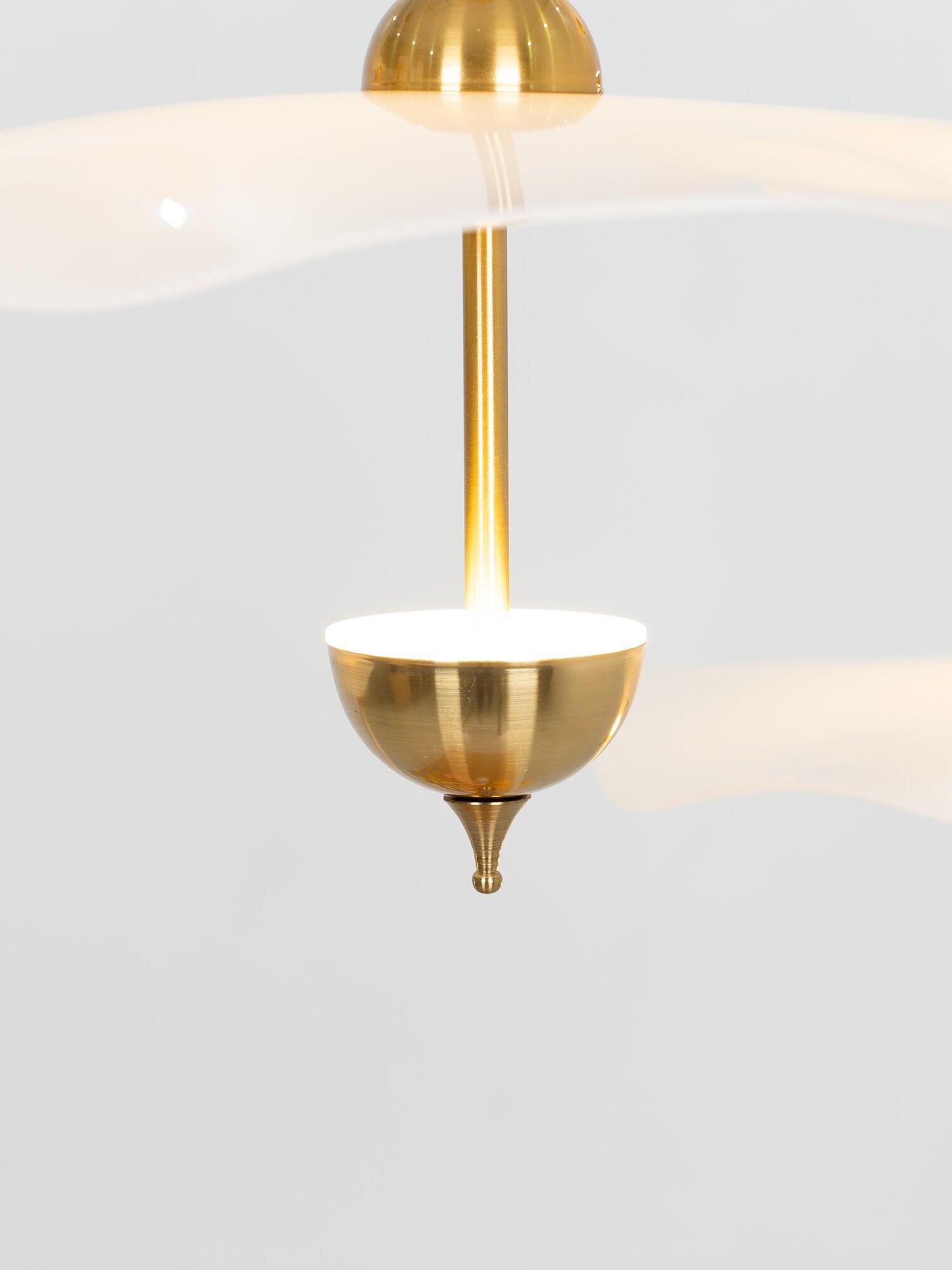 Envolee Double Biscuit Pendant Light - Cueteks