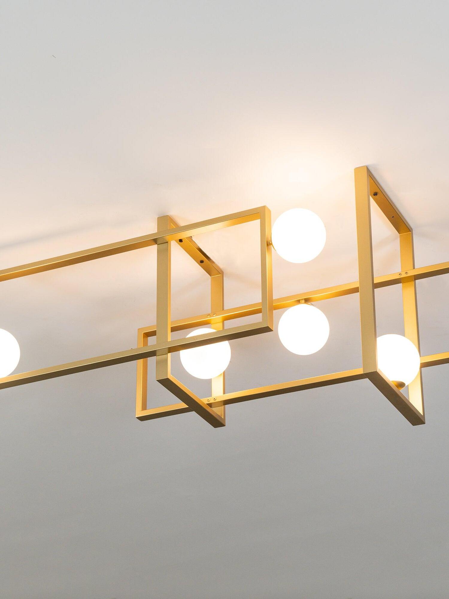 Mondrian Glass Ceiling Light - Cueteks