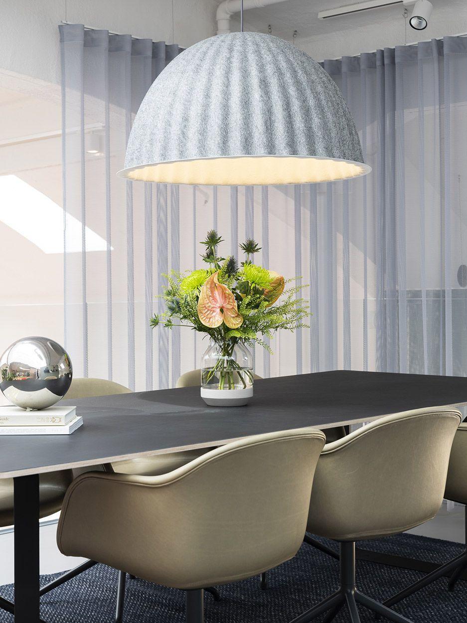 Modern Under The Bell Ribbed Pendant Lamp - Cueteks