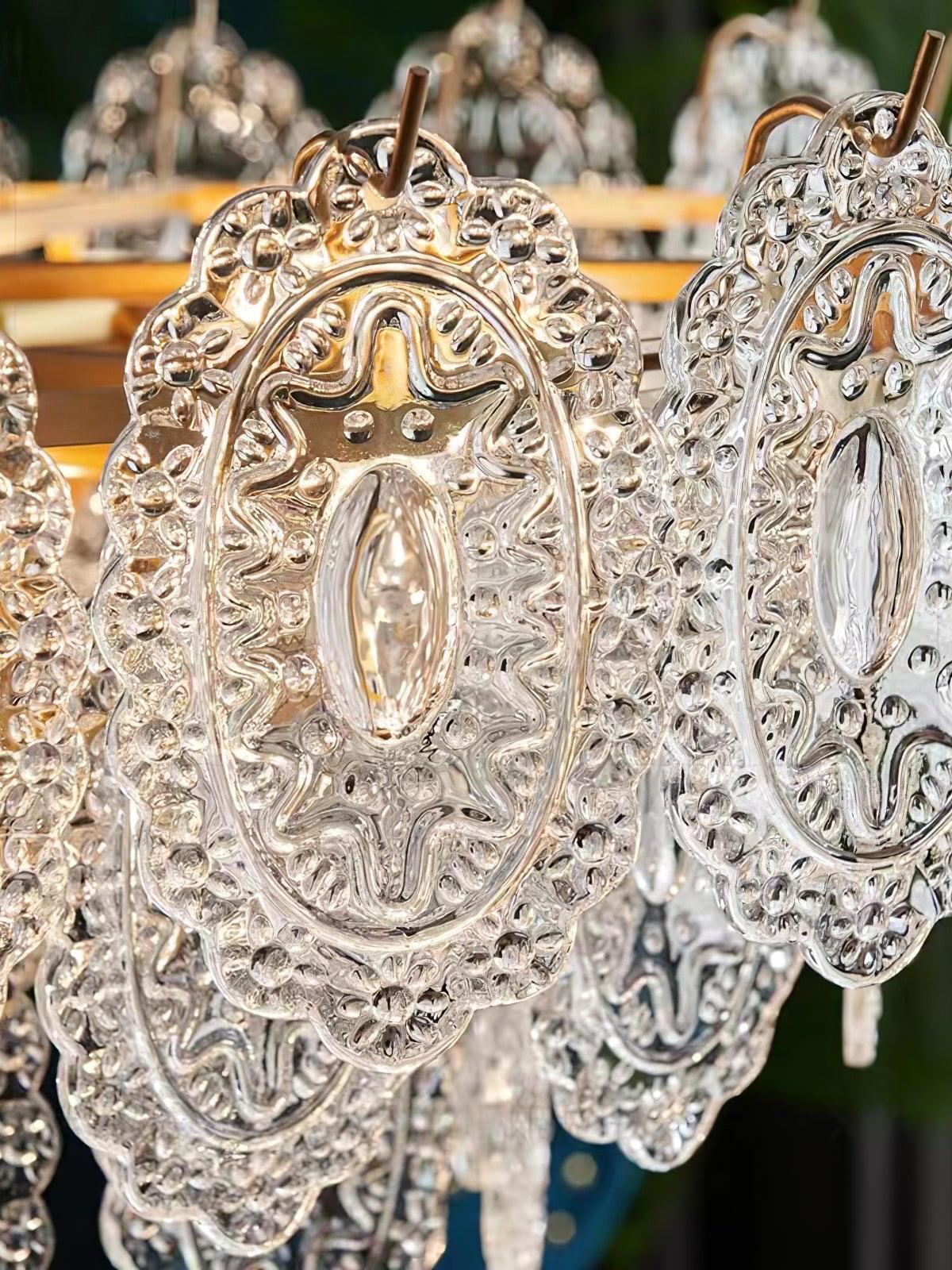 Wave Glass Chandelier - Cueteks