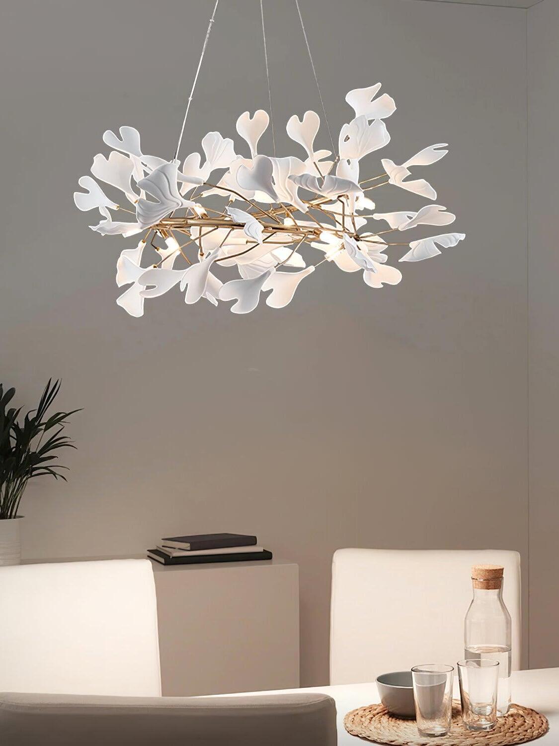 Gingko Chandelier U - Cueteks