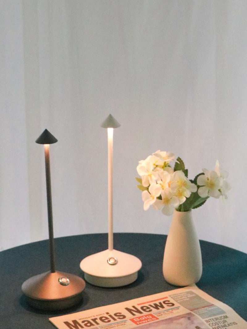 Pine Rechargeable Led Table Lamp For Dining Room - Cueteks