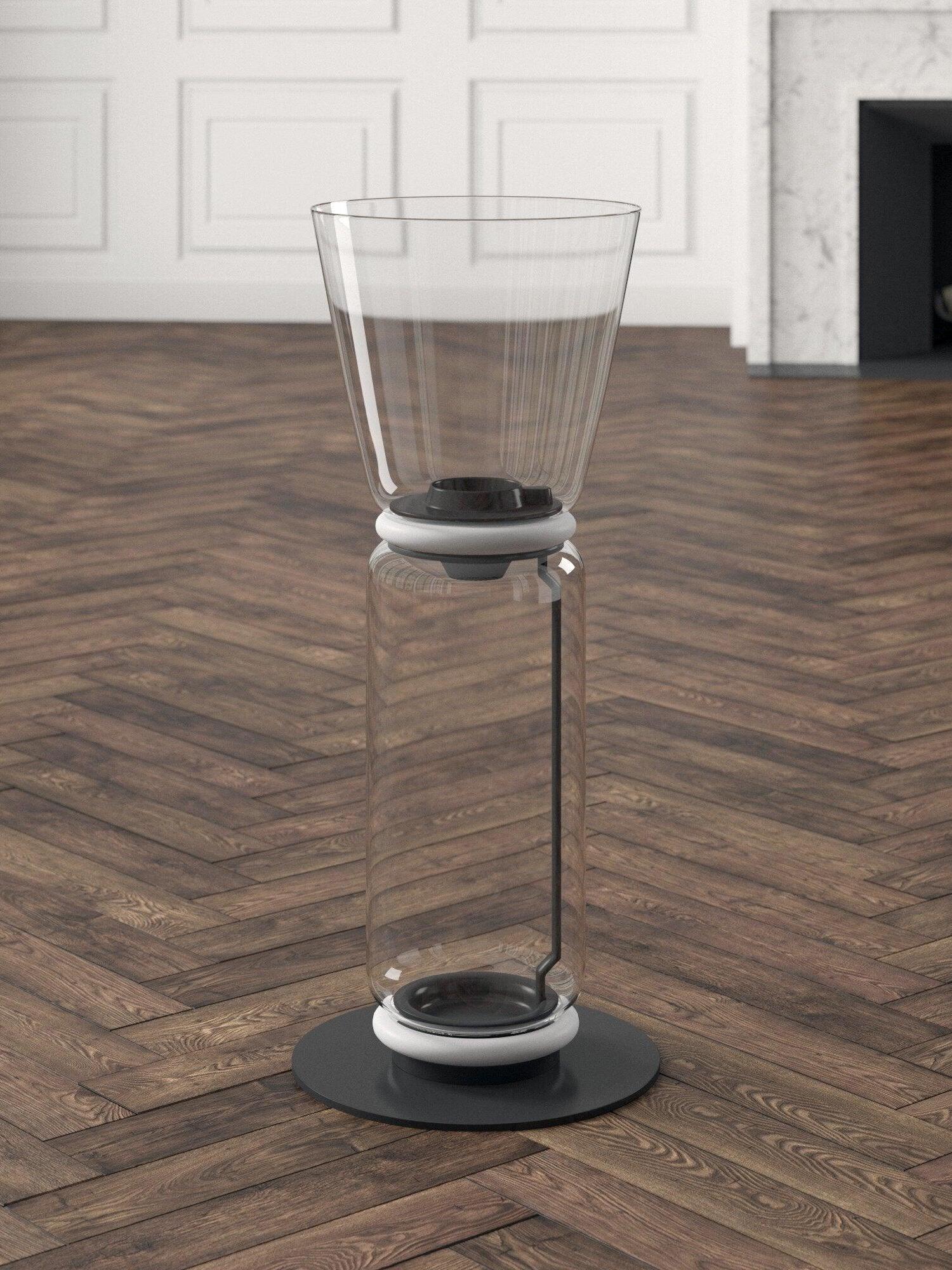 Exquisite Noctambule Metal Table & Floor Lamp - Cueteks