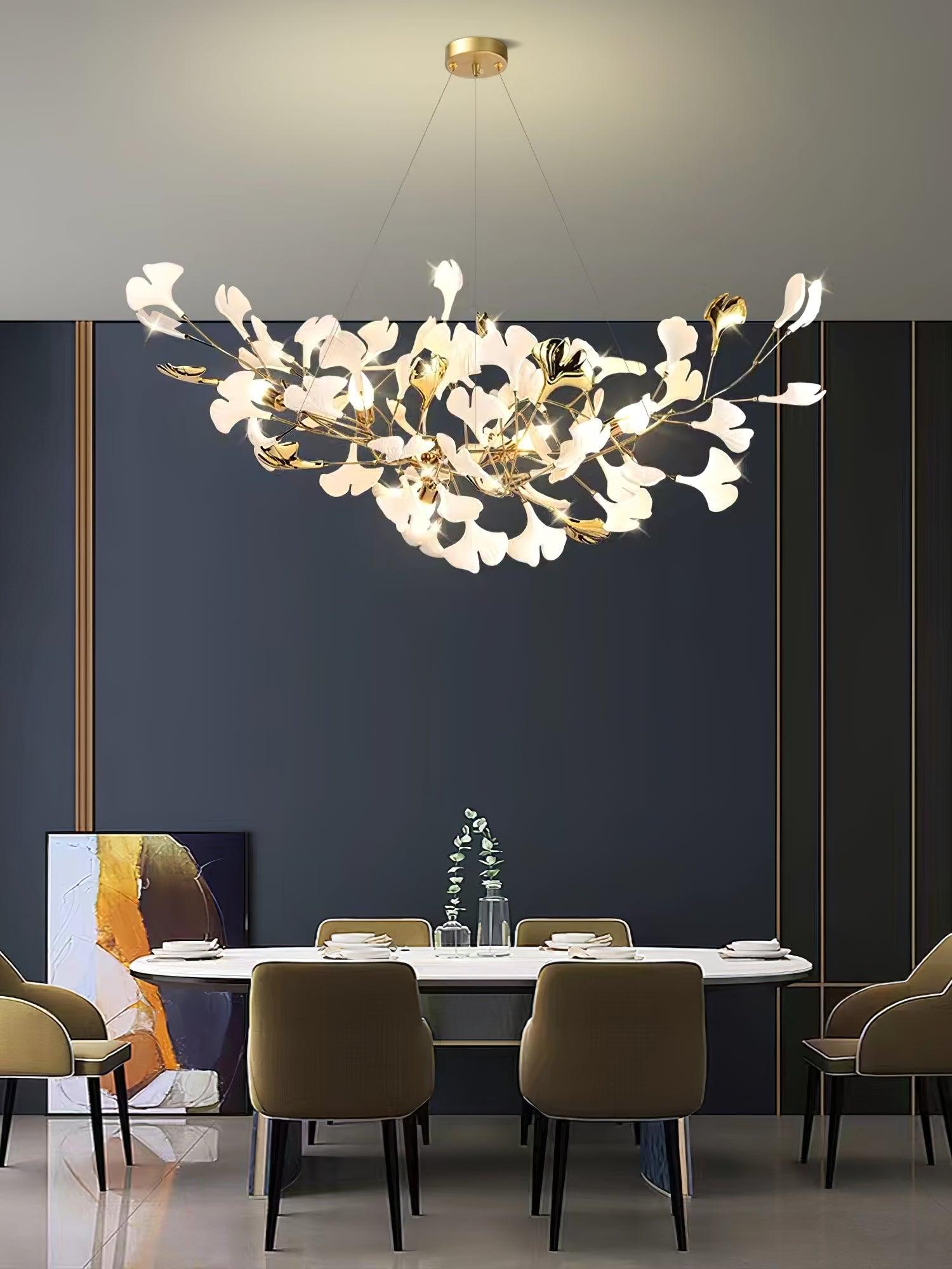 Gingko Chandelier B - Cueteks